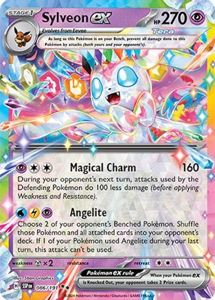 Sylveon ex 86 - SV08 Surging Sparks Holofoil