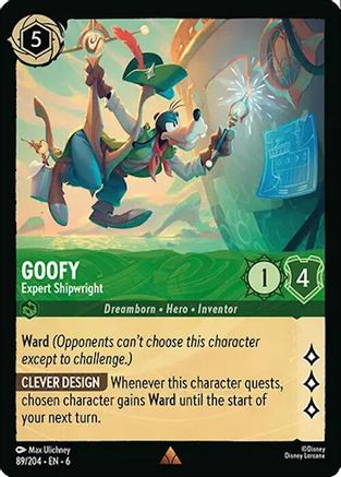 Goofy - Expert Shipwright (89/204) - Azurite Sea