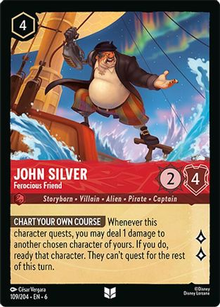 John Silver - Ferocious Friend (109/204) - Azurite Sea