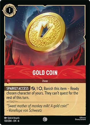 Gold Coin (133/204) - Azurite Sea