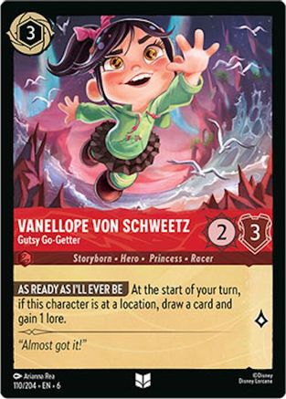 Vanellope von Schweetz - Gutsy Go-Getter (110/204) - Azurite Sea