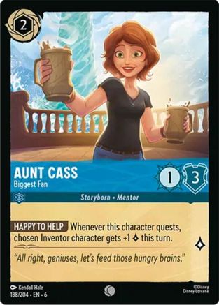 Aunt Cass - Biggest Fan (138/204) - Azurite Sea