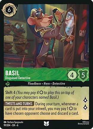 Basil - Disguised Detective (91/204) - Azurite Sea