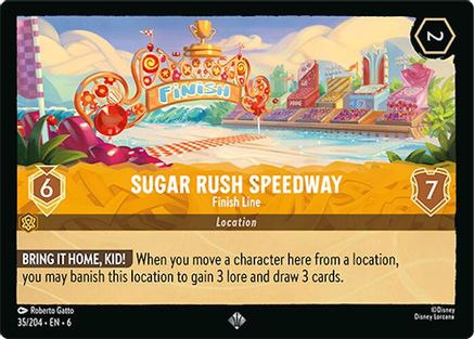 Sugar Rush Speedway - Finish Line (35/204) - Azurite Sea