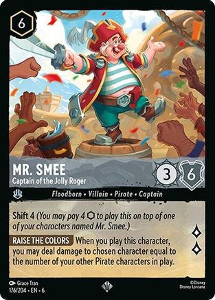 Mr. Smee - Captain of the Jolly Roger (176/204) - Azurite Sea