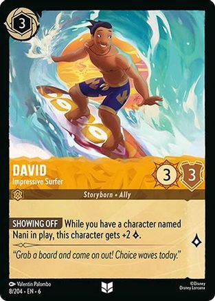 David - Impressive Surfer (8/204) - Azurite Sea