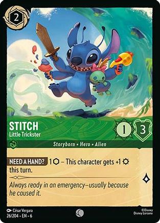 Stitch - Little Trickster (26/204) - Azurite Sea