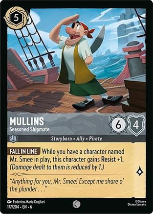 Mullins - Seasoned Shipmate (177/204) - Azurite Sea Cold Foil