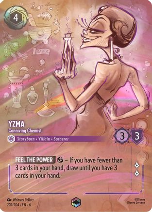 Yzma - Conniving Chemist (Enchanted) (209/204) - Azurite Sea Holofoil