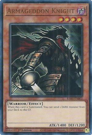 Armageddon Knight (UR) (RA03-EN002) - Quarter Century Bonanza 1st Edition