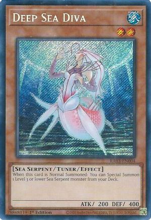 Deep Sea Diva (Secret Rare) (RA03-EN004) - Quarter Century Bonanza 1st Edition