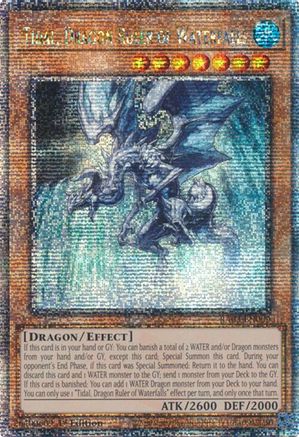 Tidal, Dragon Ruler of Waterfalls (Quarter Century Secret Rare) (RA03-EN009) - Quarter Century Bonanza 1st Edition