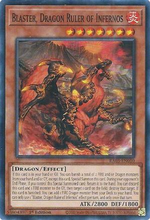 Blaster, Dragon Ruler of Infernos (RA03-EN010) - Quarter Century Bonanza 1st Edition