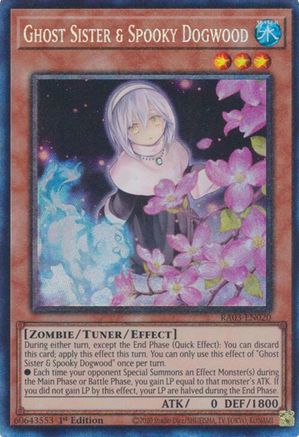 Ghost Sister & Spooky Dogwood (Alternate Art) (CR) (RA03-EN020) - Quarter Century Bonanza 1st Edition