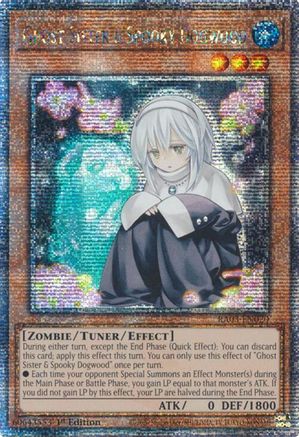 Ghost Sister & Spooky Dogwood (Quarter Century Secret Rare) (RA03-EN020) - Quarter Century Bonanza 1st Edition