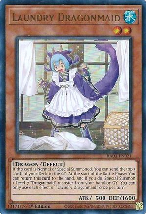 Laundry Dragonmaid (UR) (RA03-EN021) - Quarter Century Bonanza 1st Edition