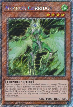 Nemeses Corridor (Platinum Secret Rare) (RA03-EN025) - Quarter Century Bonanza 1st Edition