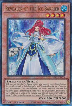 Revealer of the Ice Barrier (UTR) (RA03-EN028) - Quarter Century Bonanza 1st Edition