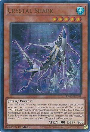 Crystal Shark (UR) (RA03-EN031) - Quarter Century Bonanza 1st Edition