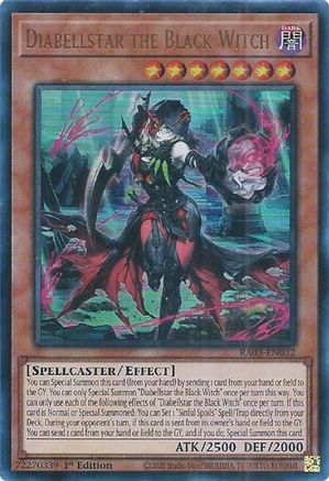 Diabellstar the Black Witch (UR) (RA03-EN032) - Quarter Century Bonanza 1st Edition