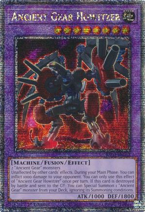 Ancient Gear Howitzer (Quarter Century Secret Rare) (RA03-EN035) - Quarter Century Bonanza 1st Edition