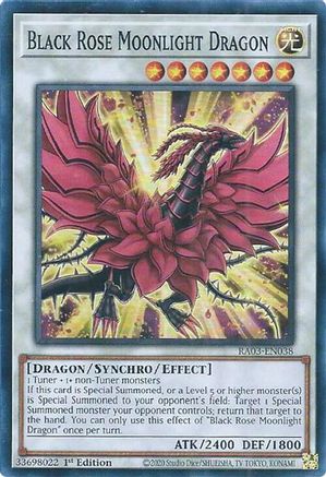 Black Rose Moonlight Dragon (RA03-EN038) - Quarter Century Bonanza 1st Edition