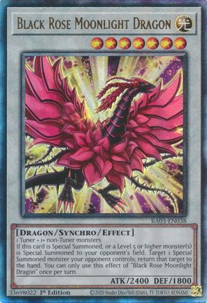 Black Rose Moonlight Dragon (UTR) (RA03-EN038) - Quarter Century Bonanza 1st Edition