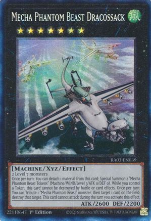 Mecha Phantom Beast Dracossack (CR) (RA03-EN039) - Quarter Century Bonanza 1st Edition