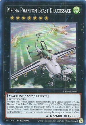 Mecha Phantom Beast Dracossack (RA03-EN039) - Quarter Century Bonanza 1st Edition