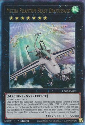 Mecha Phantom Beast Dracossack (UTR) (RA03-EN039) - Quarter Century Bonanza 1st Edition