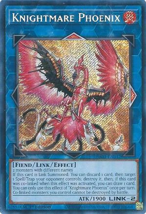 Knightmare Phoenix (Secret Rare) (RA03-EN042) - Quarter Century Bonanza 1st Edition