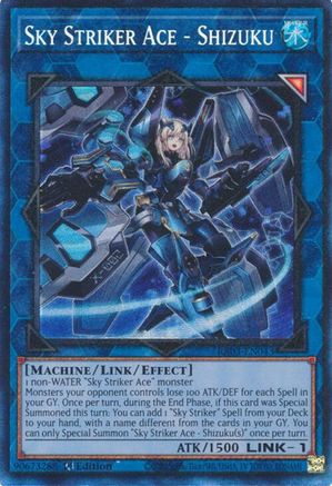 Sky Striker Ace - Shizuku (CR) (RA03-EN043) - Quarter Century Bonanza 1st Edition