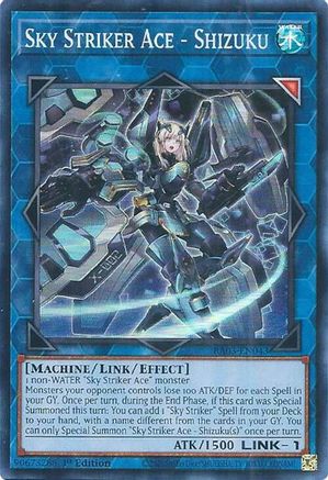 Sky Striker Ace - Shizuku (RA03-EN043) - Quarter Century Bonanza 1st Edition