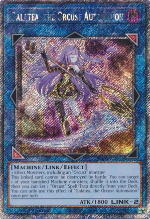 Galatea, the Orcust Automaton (Platinum Secret Rare) (RA03-EN044) - Quarter Century Bonanza 1st Edition