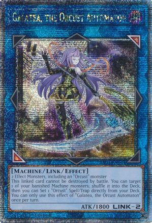 Galatea, the Orcust Automaton (Quarter Century Secret Rare) (RA03-EN044) - Quarter Century Bonanza 1st Edition