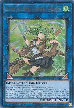 Wynn the Wind Charmer, Verdant (UR) (RA03-EN045) - Quarter Century Bonanza 1st Edition