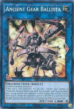 Ancient Gear Ballista (RA03-EN046) - Quarter Century Bonanza 1st Edition