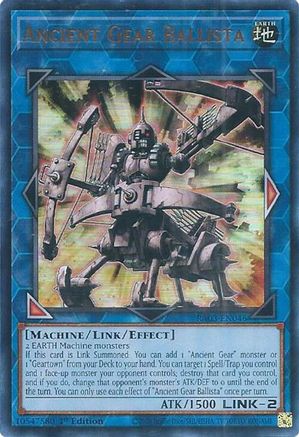 Ancient Gear Ballista (UR) (RA03-EN046) - Quarter Century Bonanza 1st Edition