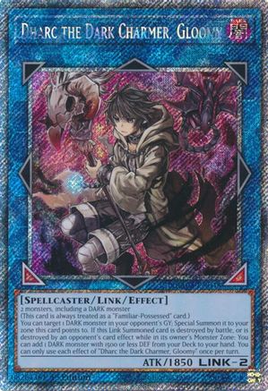 Dharc the Dark Charmer, Gloomy (Platinum Secret Rare) (RA03-EN048) - Quarter Century Bonanza 1st Edition