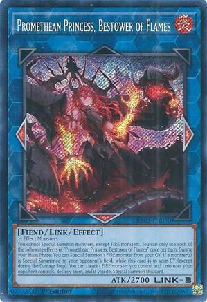 Promethean Princess, Bestower of Flames (Secret Rare) (RA03-EN050) - Quarter Century Bonanza 1st Edition