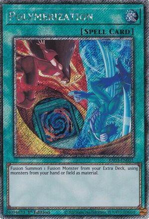 Polymerization (Platinum Secret Rare) (RA03-EN051) - Quarter Century Bonanza 1st Edition