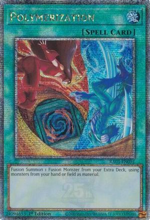 Polymerization (Quarter Century Secret Rare) (RA03-EN051) - Quarter Century Bonanza 1st Edition