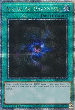 Allure of Darkness (Quarter Century Secret Rare) (RA03-EN055) - Quarter Century Bonanza 1st Edition