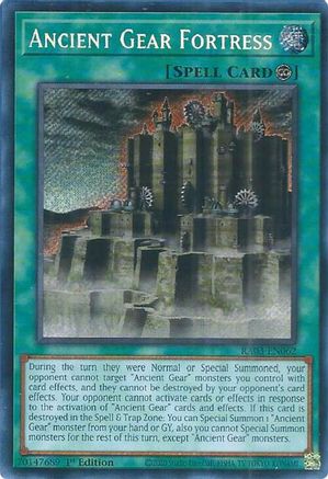 Ancient Gear Fortress (Secret Rare) (RA03-EN062) - Quarter Century Bonanza 1st Edition