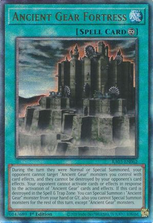 Ancient Gear Fortress (UTR) (RA03-EN062) - Quarter Century Bonanza 1st Edition