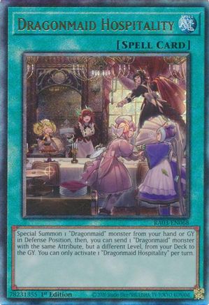 Dragonmaid Hospitality (UTR) (RA03-EN068) - Quarter Century Bonanza 1st Edition