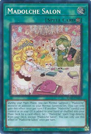 Madolche Salon (Secret Rare) (RA03-EN069) - Quarter Century Bonanza 1st Edition