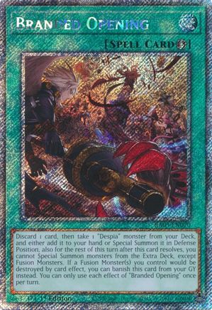 Branded Opening (Platinum Secret Rare) (RA03-EN070) - Quarter Century Bonanza 1st Edition