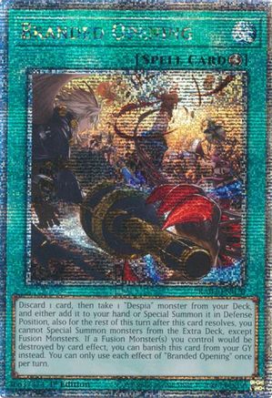 Branded Opening (Quarter Century Secret Rare) (RA03-EN070) - Quarter Century Bonanza 1st Edition