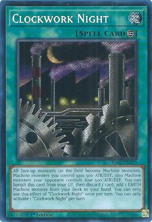 Clockwork Night (Secret Rare) (RA03-EN071) - Quarter Century Bonanza 1st Edition